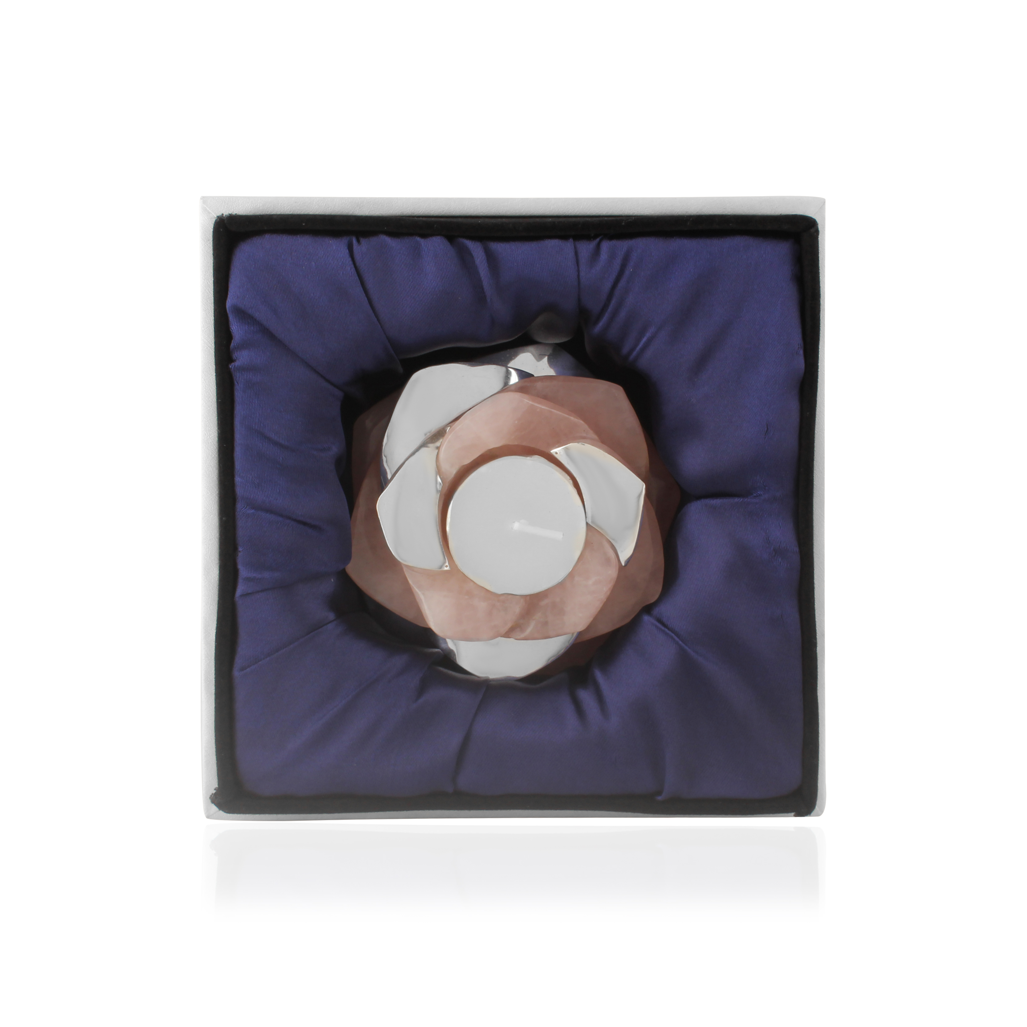 Rose Flower Small 6 Patti Silver 925