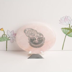Shreenath ji Face 7*7 " Plate Silver 92.5