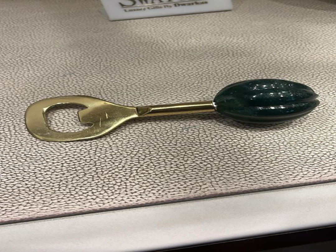 Green Aventurine Bottle Opener