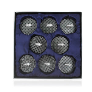 Jali Elephant Glass Cover (set of 8)
