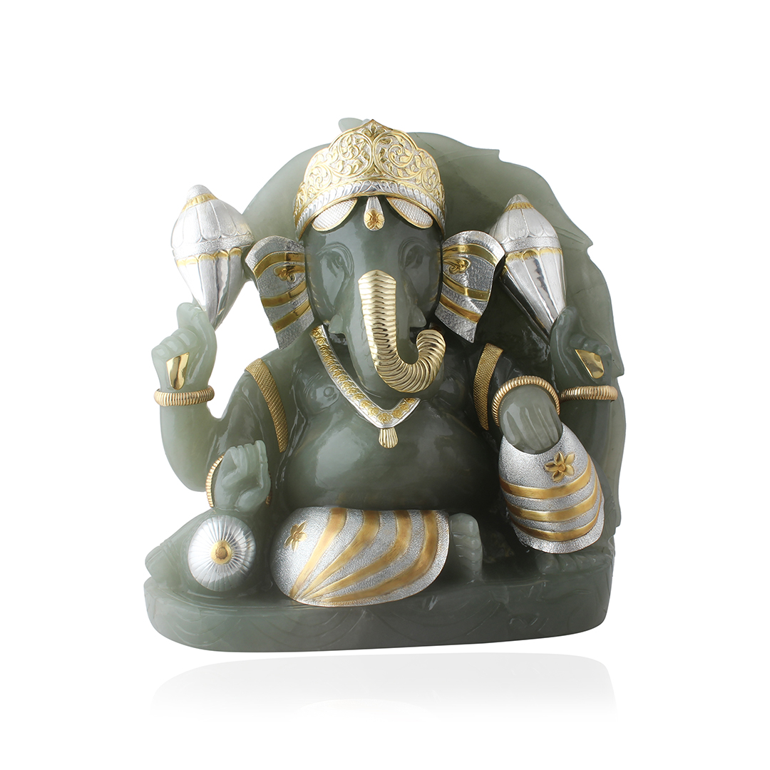 Anguri Ganesha ji 10" Silver 925