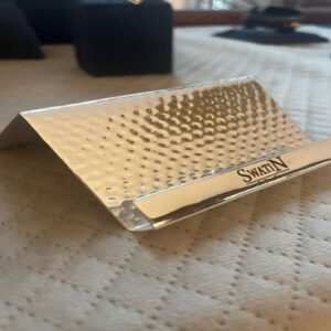 Stationary: Simple Personalized Zig Zag Business Card Holder (l)