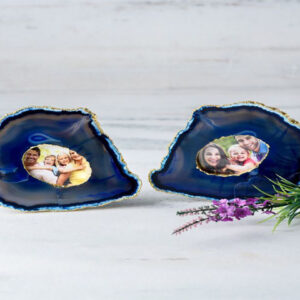 Pink Agate Photo Frame (L) set of 1