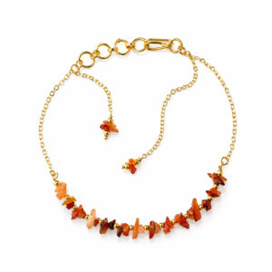 Carnelian chips Rakhi