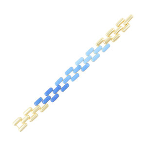 Strawberry Cream - Blue Enamel Silver 925