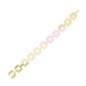 Strawberry Cream - Pink Enamel Silver 925