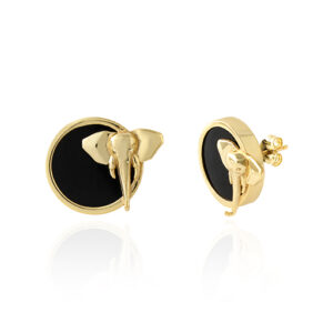 Black pride earrings - Black Onyx Silver 925