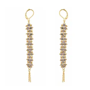 Amethyst Wave Earrings